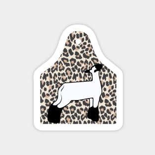 Cheetah Ear Tag - Market Lamb 1 - NOT FOR RESALE WITHOUT PERMISSION Sticker